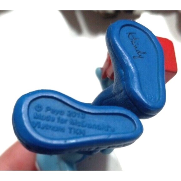 Three Smurfs McDonald's Happy Meal Toys Handy Clumsy Smooth 2013 - Picture 6 of 13